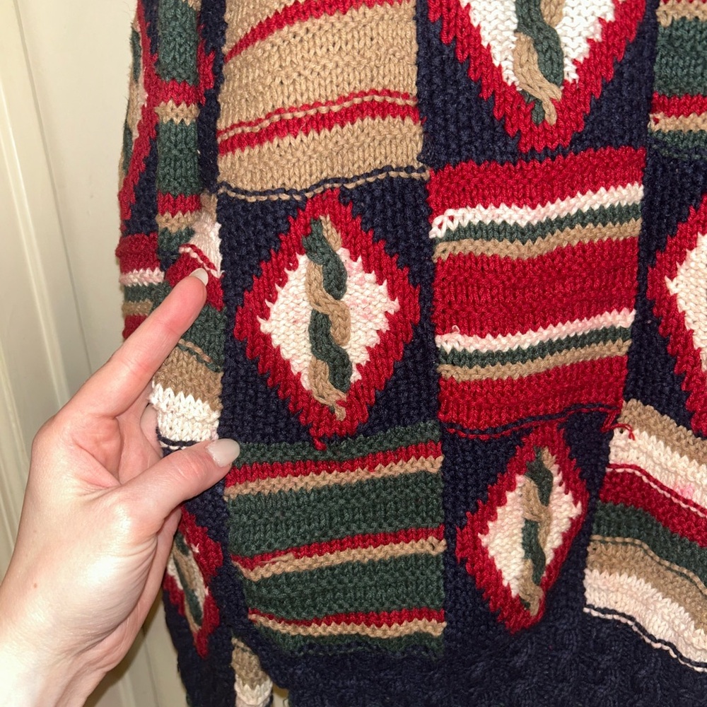 Geometric Patterned Sweater - Multicolor - Picture 5 of 6